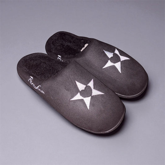 Paraskeve Slippers - Black and White