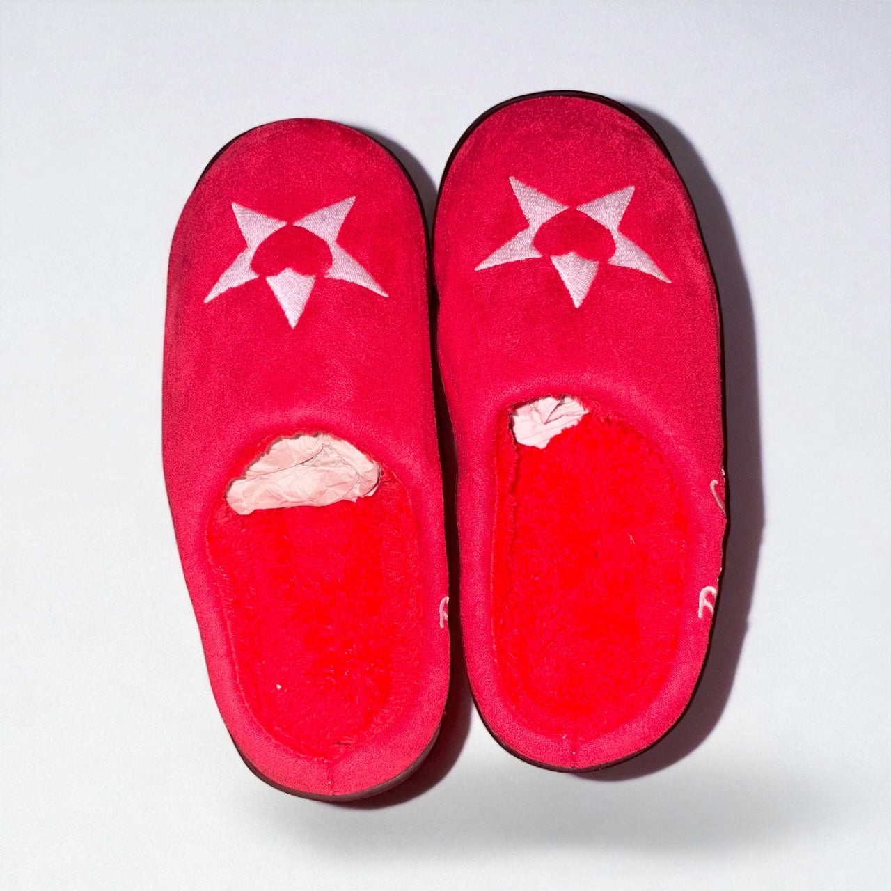 Paraskeve Slippers - Red and White