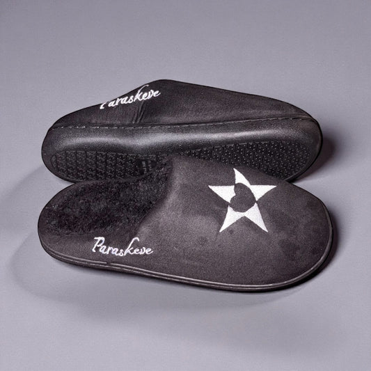 Paraskeve Slippers - Black and White